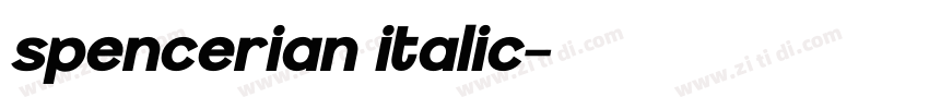 spencerian italic字体转换 spencerian italic字体转换
